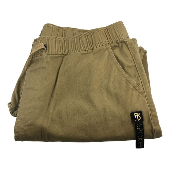 BE.SPOKE CASUAL ZIP BOTTOM KHAKI JOGGERS MENS SIZE 2XL - Picture 3 of 4